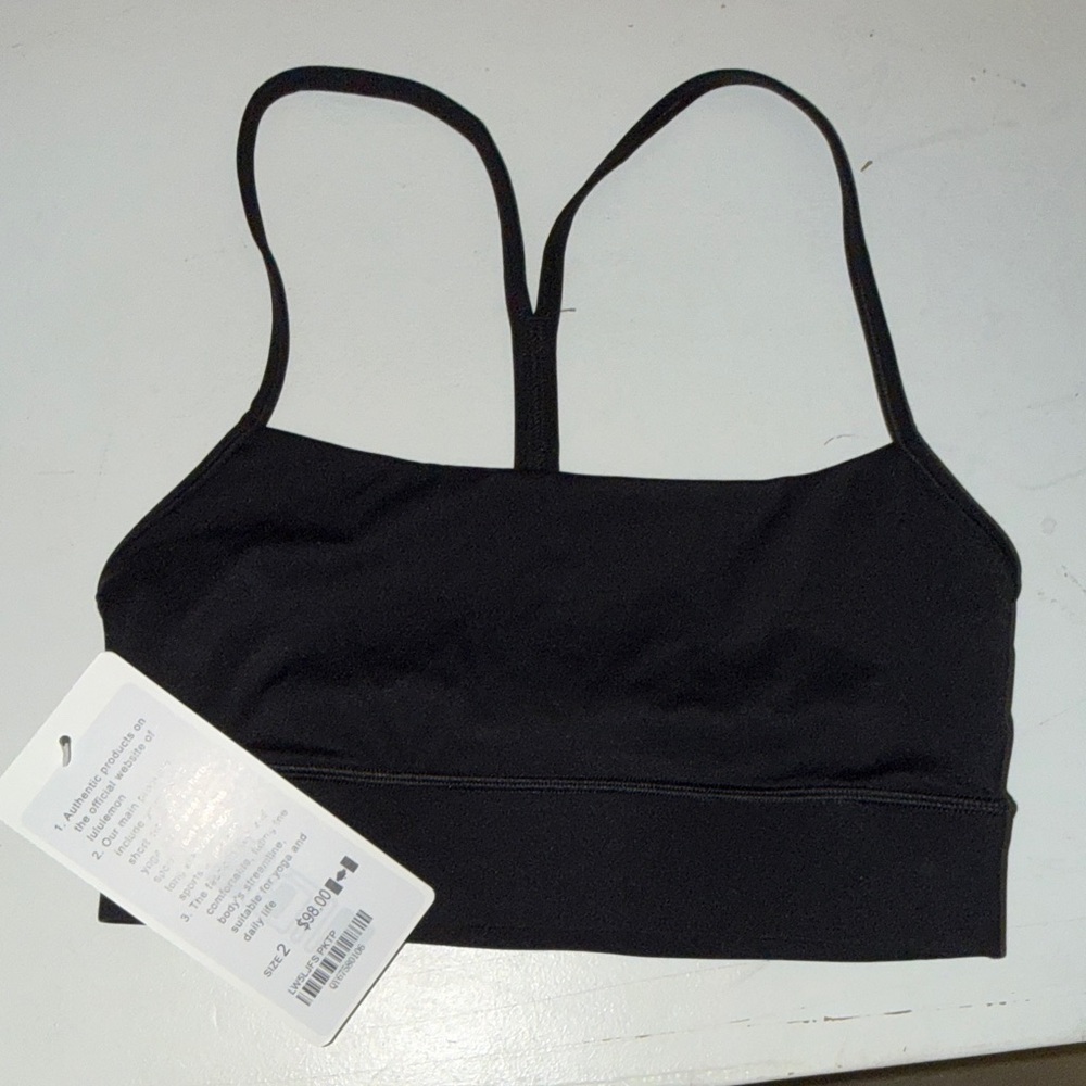Lululemon Women's Black Sports Bra